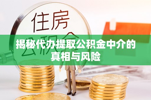 清浦揭秘代办提取公积金中介的真相与风险