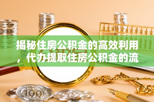 清浦揭秘住房公积金的高效利用，代办提取住房公积金的流程与技巧